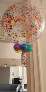 Giant 3' Confetti Balloon From Cardiff Balloons
